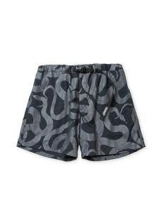 <img class='new_mark_img1' src='https://img.shop-pro.jp/img/new/icons1.gif' style='border:none;display:inline;margin:0px;padding:0px;width:auto;' /> CALEE  DOTAIR SNAKE PATTERN EASY SHORTS REFLECTOR ( ͡  硼ȥѥ ) Black