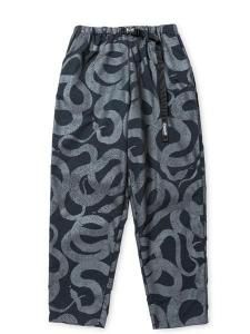 <img class='new_mark_img1' src='https://img.shop-pro.jp/img/new/icons1.gif' style='border:none;display:inline;margin:0px;padding:0px;width:auto;' /> CALEE  DOTAIR SNAKE PATTERN EASY PANTS REFLECTOR ( ͡  ѥ ) Black