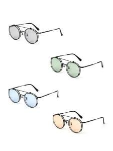 <img class='new_mark_img1' src='https://img.shop-pro.jp/img/new/icons1.gif' style='border:none;display:inline;margin:0px;padding:0px;width:auto;' /> CALEE  FLIP UP TYPE CIRCLE METAL GLASSES ( եåץå  饷 ) 