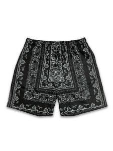 <img class='new_mark_img1' src='https://img.shop-pro.jp/img/new/icons1.gif' style='border:none;display:inline;margin:0px;padding:0px;width:auto;' /> HIDE AND SEEK  Bandana Pattern Short ( Х  硼ȥѥ ) Black