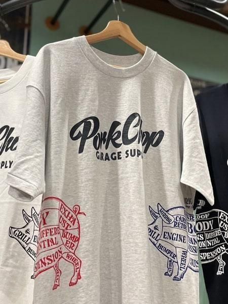 PORKCHOP グレー Tシャツ Lサイズ ラスト1点