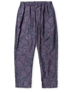 <img class='new_mark_img1' src='https://img.shop-pro.jp/img/new/icons1.gif' style='border:none;display:inline;margin:0px;padding:0px;width:auto;' /> CALEE  FLOWER JACQUARD CHAMBRAY EASY TORUSERS (  ȥ饦 ѥ ) Dark Purple