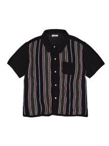 <img class='new_mark_img1' src='https://img.shop-pro.jp/img/new/icons1.gif' style='border:none;display:inline;margin:0px;padding:0px;width:auto;' /> RADIALL  NUMBER FIVE SOUTH - REGULAR COLLARED SWEATER S/S ( S/S ˥å  ) Black
