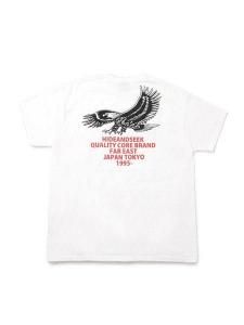 <img class='new_mark_img1' src='https://img.shop-pro.jp/img/new/icons1.gif' style='border:none;display:inline;margin:0px;padding:0px;width:auto;' /> HIDE AND SEEK  Eagle S/S Tee-2 ( S/S ץ T ) White