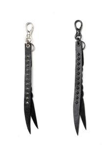 <img class='new_mark_img1' src='https://img.shop-pro.jp/img/new/icons1.gif' style='border:none;display:inline;margin:0px;padding:0px;width:auto;' /> CALEE  STUDS & KNITTING LEATHER SHORT KEY RING TYPE B ( å 쥶  / 硼ȥ) 
