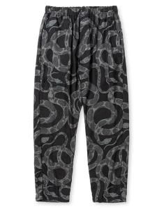 <img class='new_mark_img1' src='https://img.shop-pro.jp/img/new/icons1.gif' style='border:none;display:inline;margin:0px;padding:0px;width:auto;' /> CALEE  R/P ALLOVER SNAKE PATTERN EASY TROUSERS EXCLUSIVE ( ͡ѥ  ȥ饦ѥ ) Black