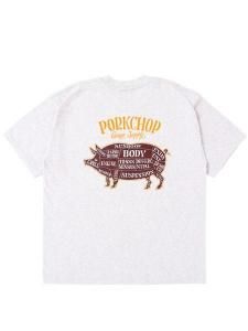 <img class='new_mark_img1' src='https://img.shop-pro.jp/img/new/icons1.gif' style='border:none;display:inline;margin:0px;padding:0px;width:auto;' /> PORKCHOP GARAGE SUPPLY  PORK BACK TEE ( 磻ɥ륨å ץ T ) Gray