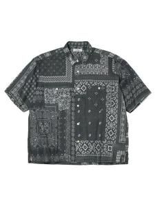 <img class='new_mark_img1' src='https://img.shop-pro.jp/img/new/icons1.gif' style='border:none;display:inline;margin:0px;padding:0px;width:auto;' /> RADIALL  MUSCLE SHOALS - REGULAR COLLARED SHIRT S/S ( S/S 쥮顼 顼  ) Shady Black