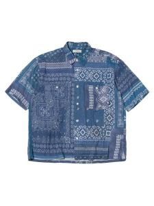 <img class='new_mark_img1' src='https://img.shop-pro.jp/img/new/icons1.gif' style='border:none;display:inline;margin:0px;padding:0px;width:auto;' /> RADIALL  MUSCLE SHOALS - REGULAR COLLARED SHIRT S/S ( S/S 쥮顼 顼  ) Smoke Navy