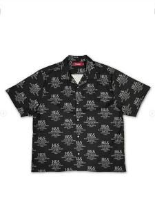 <img class='new_mark_img1' src='https://img.shop-pro.jp/img/new/icons1.gif' style='border:none;display:inline;margin:0px;padding:0px;width:auto;' /> HIDE AND SEEK  Logo S/S Shirt ( S/S   ) Black