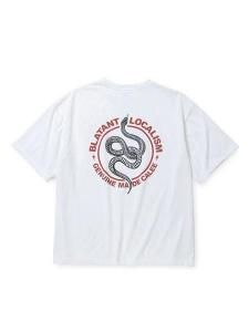 <img class='new_mark_img1' src='https://img.shop-pro.jp/img/new/icons1.gif' style='border:none;display:inline;margin:0px;padding:0px;width:auto;' /> CALEE  MULTI FUNCTION LOGO S/S TEE SNAKE LOGO REFLECTOR ( ɥåץ S/S T ) White