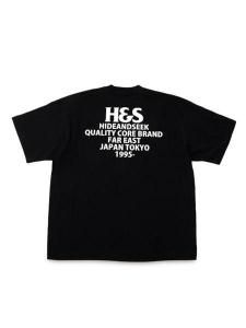 <img class='new_mark_img1' src='https://img.shop-pro.jp/img/new/icons1.gif' style='border:none;display:inline;margin:0px;padding:0px;width:auto;' /> HIDE AND SEEK  H&S Logo S/S Tee (  ӥå륨å S/S ץ T ) Black