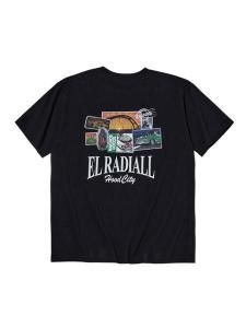 <img class='new_mark_img1' src='https://img.shop-pro.jp/img/new/icons43.gif' style='border:none;display:inline;margin:0px;padding:0px;width:auto;' /> RADIALL  HOOD CITY - CREW NECK T-SHIRT S/S ( S/S ץ T ) Black