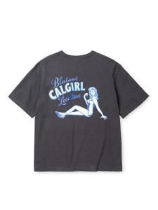<img class='new_mark_img1' src='https://img.shop-pro.jp/img/new/icons1.gif' style='border:none;display:inline;margin:0px;padding:0px;width:auto;' /> CALEE  VINTAGE TYPE SYNDICATE RETRO GIRL TEE NATURALLY PAINT DESIGN ( ɥåץ T ) Black