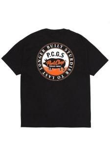 <img class='new_mark_img1' src='https://img.shop-pro.jp/img/new/icons1.gif' style='border:none;display:inline;margin:0px;padding:0px;width:auto;' /> PORKCHOP GARAGE SUPPLY  CIRCLE PORK TEE ( S/S ץ T ) Black