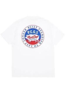 <img class='new_mark_img1' src='https://img.shop-pro.jp/img/new/icons1.gif' style='border:none;display:inline;margin:0px;padding:0px;width:auto;' /> PORKCHOP GARAGE SUPPLY  CIRCLE PORK TEE ( S/S ץ T ) White