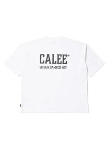 <img class='new_mark_img1' src='https://img.shop-pro.jp/img/new/icons1.gif' style='border:none;display:inline;margin:0px;padding:0px;width:auto;' /> CALEE ۡߡ SHELTECH CALEE NATIONAL LOGO WIDE TEE ( ⵡǽ S/S ɥåץ ץ T ) White
