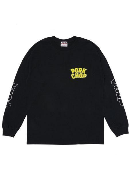 PORKCHOP GARAGE SUPPLY 】 WP BIG LOGO L/S TEE ( L/S プリント
