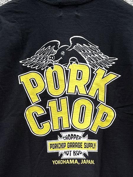 PORKCHOP Garage Supply Tシャツ ブラック L PORKCHOP GARAGE SUPPLY - AIR PORK TEE (BLACK) / ×AIRWALK