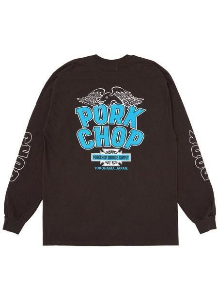 PORKCHOP Garage Supply Tシャツ ブラック L PORKCHOP GARAGE SUPPLY - PORK FRONT TEE 25 (BLACK) / ポーク