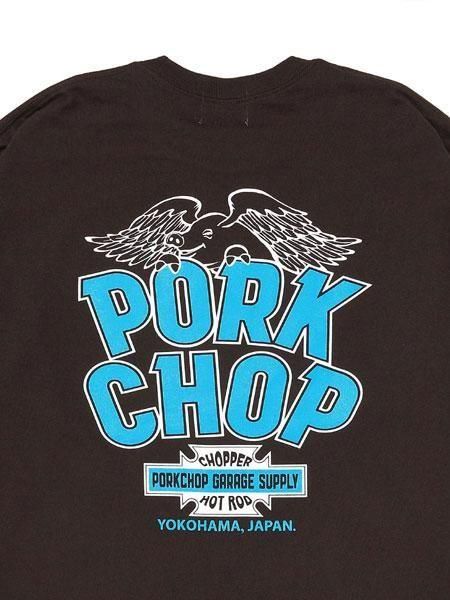 PORKCHOP GARAGE SUPPLY 】 WP BIG LOGO L/S TEE ( L/S プリント