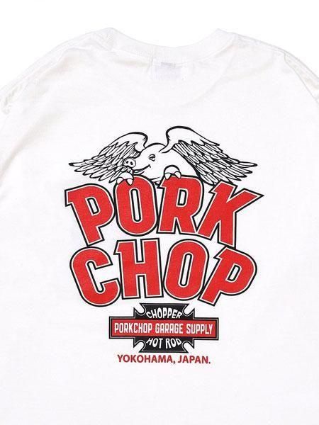 PORKCHOP GARAGE SUPPLY 】 WP BIG LOGO L/S TEE ( L/S プリント