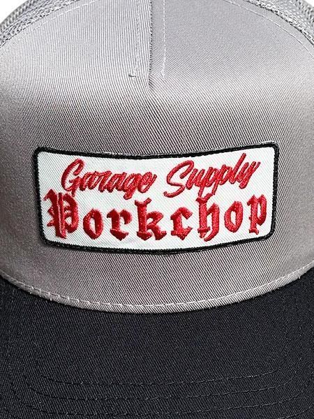 PORKCHOP GARAGE SUPPLY 】 O.E. WAPPEN MESH CAP ( ワッペン
