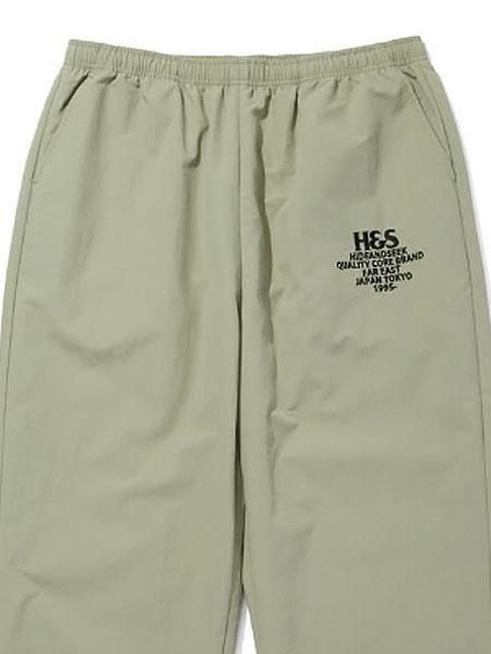 INDEPICT トラックパンツ　ベージュ INDEPICT / インディピクト ナイロン トラックパンツ メンズ