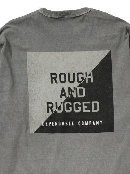 ROUGH AND RUGGED 】 DESIGN LS ( L/S プリント Tシャツ ) Black