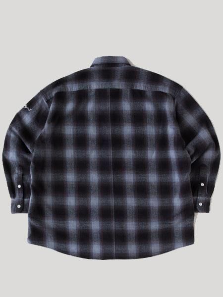 F.A.T. 】 ×【 BIG MAC 】 MAC SHADE ( BIG シルエット L/S オンブレ