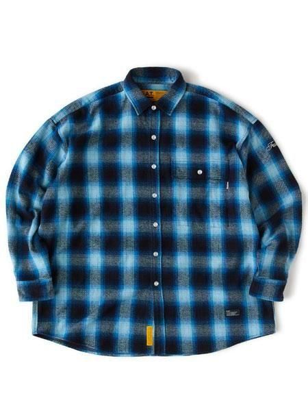 F.A.T. 】 ×【 BIG MAC 】 MAC SHADE ( BIG シルエット L/S オンブレ