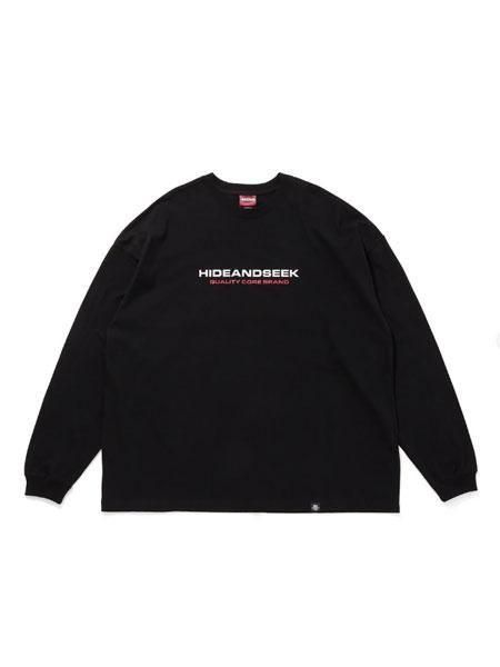 【HIDE AND SEEK】Racing L/S Tee・XLサイズ HIDE AND SEEK ハイドアンドシーク Racing L/S Tee(Loose Fit)