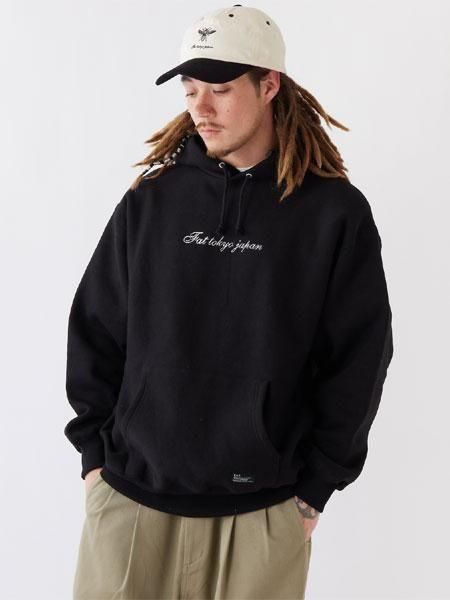 6511【美品】ブリーフィング　プルオーバーパーカー　スウェード調　23年　黒 6511【美品】ブリーフィング プルオーバーパーカー スウェード調 23年