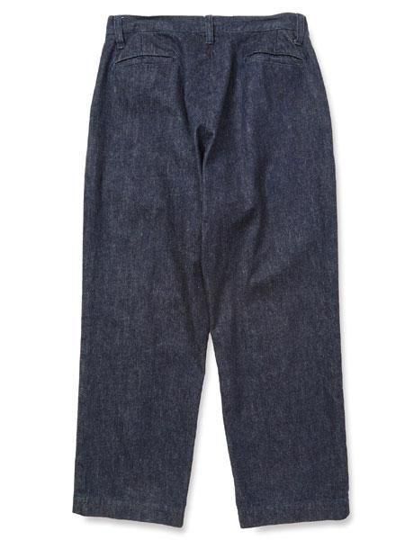 美品 CALEE ビンテージタイプ1タックチノトラウザーパンツ 黒 L CALEE 「VINTAGE TYPE CHINO CLOTH TUCK TROUSERS 」 1タック