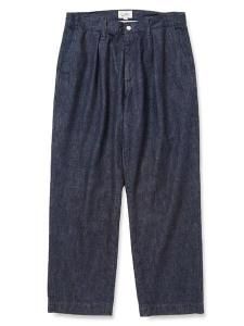 <img class='new_mark_img1' src='https://img.shop-pro.jp/img/new/icons1.gif' style='border:none;display:inline;margin:0px;padding:0px;width:auto;' /> CALEE  VINTAGE REPRODUCT DENIM TUCK TROUSERS INDIGO ( ǥ˥ å ȥ饦 ѥ ) Indigo Blue