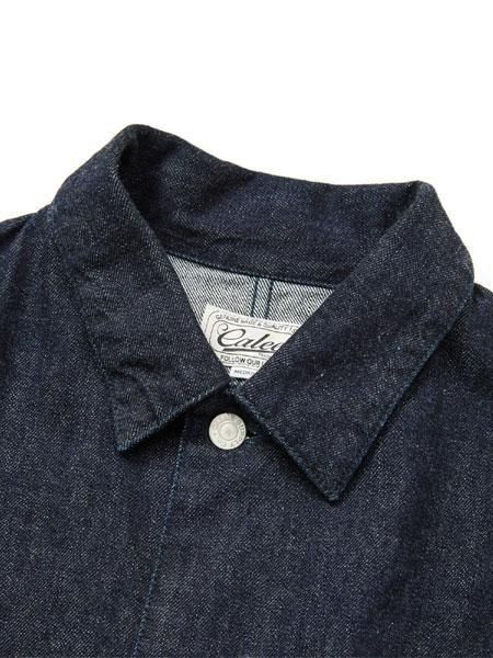CALEE ネイビー カバーオール CALEE/キャリー】VINTAGE TYPE DENIM COVERALL OW INDIGO BLUE