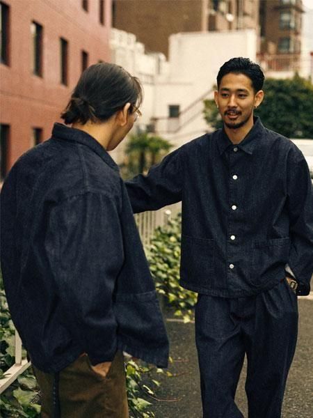 CALEE ネイビー カバーオール CALEE 】VINTAGE REPRODUCT DENIM COVERALL ＜INDIGO＞ ( デニム