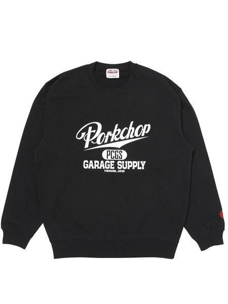 新品 PORKCHOP ポークチョップ COLLEGE SWEAT Lサイズ 全2色】ポークチョップ ガレージサプライ PORKCHOP GARAGE