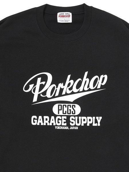 PORKCHOP GARAGE SUPPLY 】 SCRIPT COLLEGE SWEAT ( クルー