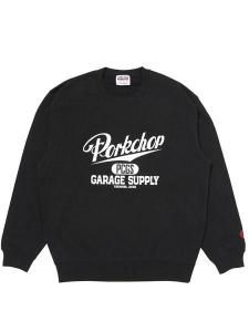 <img class='new_mark_img1' src='https://img.shop-pro.jp/img/new/icons1.gif' style='border:none;display:inline;margin:0px;padding:0px;width:auto;' /> PORKCHOP GARAGE SUPPLY  SCRIPT COLLEGE SWEAT ( 롼ͥå å ) Black