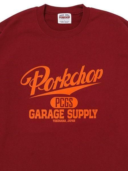 新品 PORKCHOP ポークチョップ COLLEGE SWEAT Lサイズ 全2色】ポークチョップ ガレージサプライ PORKCHOP GARAGE