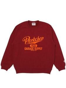 <img class='new_mark_img1' src='https://img.shop-pro.jp/img/new/icons1.gif' style='border:none;display:inline;margin:0px;padding:0px;width:auto;' /> PORKCHOP GARAGE SUPPLY  SCRIPT COLLEGE SWEAT ( 롼ͥå å ) Maroon