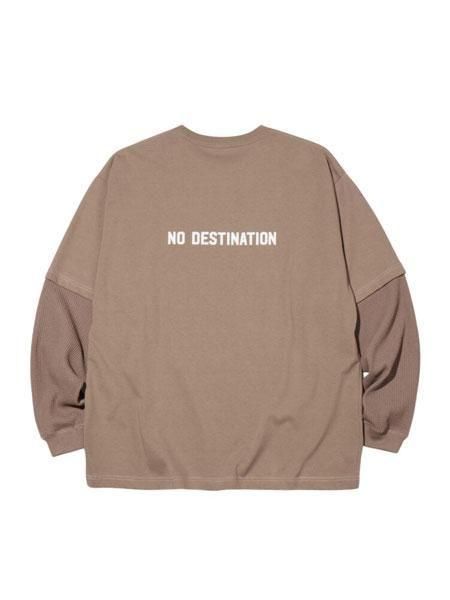 美品 斎藤工 FC限定 セルフポートレートTシャツ M サクライロ 狐火 RADIALL 】 BOARD WALK - FAKE LAYERED T-SHIRT L/S ( L/S フェイク