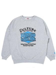 <img class='new_mark_img1' src='https://img.shop-pro.jp/img/new/icons1.gif' style='border:none;display:inline;margin:0px;padding:0px;width:auto;' /> PORKCHOP GARAGE SUPPLY  WAVE LOGO SWEAT ( 롼ͥå å ) Gray