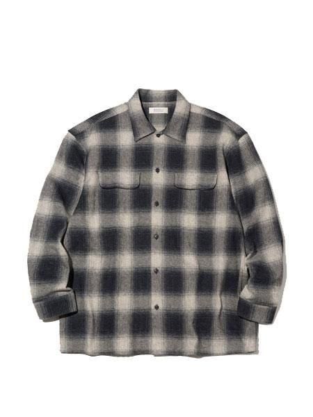RADIALL OPEN COLLARED SHIRT L/S レーヨンシャツ SALE セール ラディアル シャツ RADIALL OLDIES - OPEN COLLARED