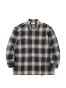<img class='new_mark_img1' src='https://img.shop-pro.jp/img/new/icons1.gif' style='border:none;display:inline;margin:0px;padding:0px;width:auto;' /> RADIALL  SHORE - OPEN COLLARED SHIRT L/S ( L/S ץ󥫥顼 ֥ å  ) Black