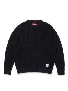 <img class='new_mark_img1' src='https://img.shop-pro.jp/img/new/icons1.gif' style='border:none;display:inline;margin:0px;padding:0px;width:auto;' /> HIDE AND SEEK  Heavy Waffle Knit Sweater ( L/S åȥ˥å åե  ) Black