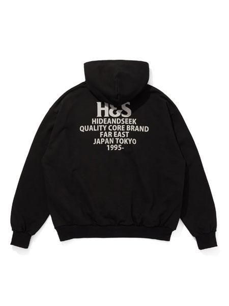 HIDE AND SEEK 】 H&S Hooded Sweat Shirt ( 25aw ) ( Loose Fit
