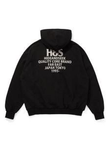 HIDE AND SEEK 】 H&S Hooded Sweat Shirt ( 25aw ) ( Loose Fit