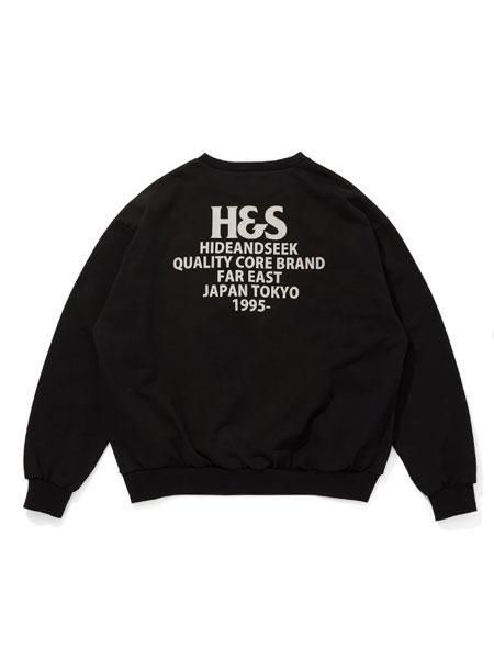 HIDE AND SEEK 】 H&S Sweat Shirt ( 25aw ) ( Loose Fit